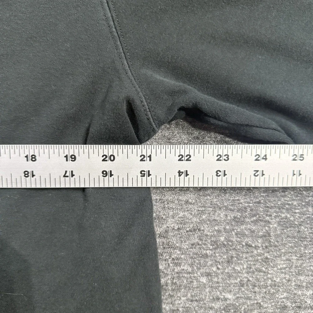 Izod Longsleeve Shirt Men's Size Large Black Mock Neck Tee Casual 100%‎ Cotton
